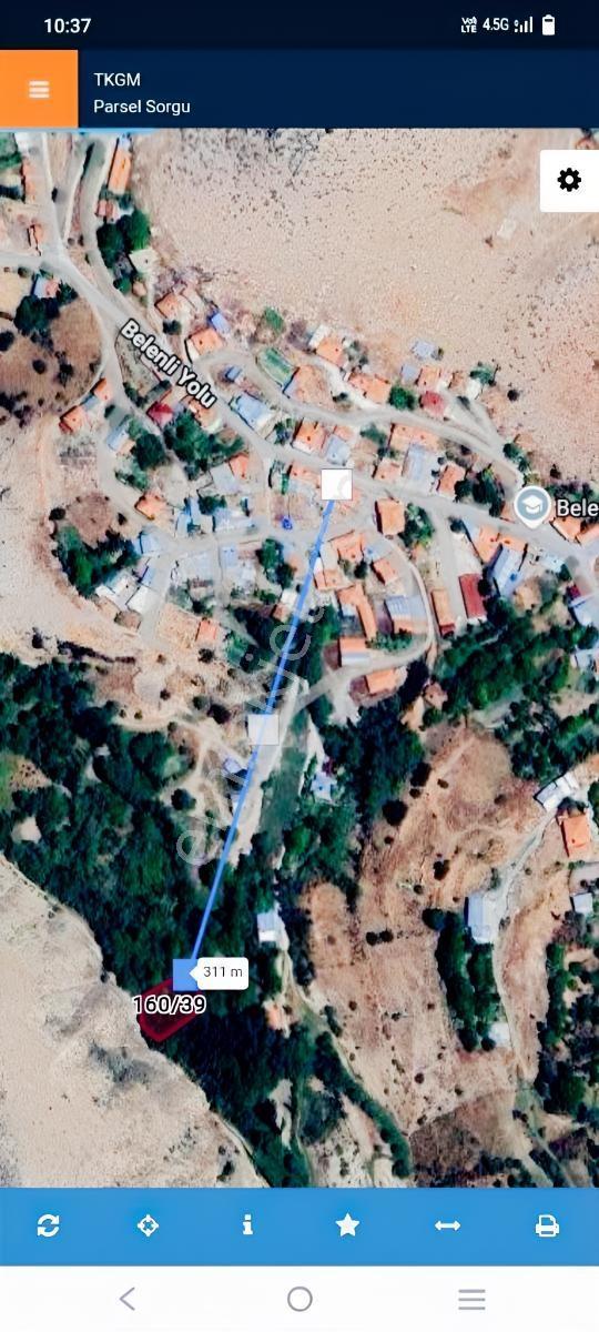 Kemer Belenli Köyünde Yerleşim Yeri İçinde Ceviz Bahçesi 980 M2 - Görsel 3