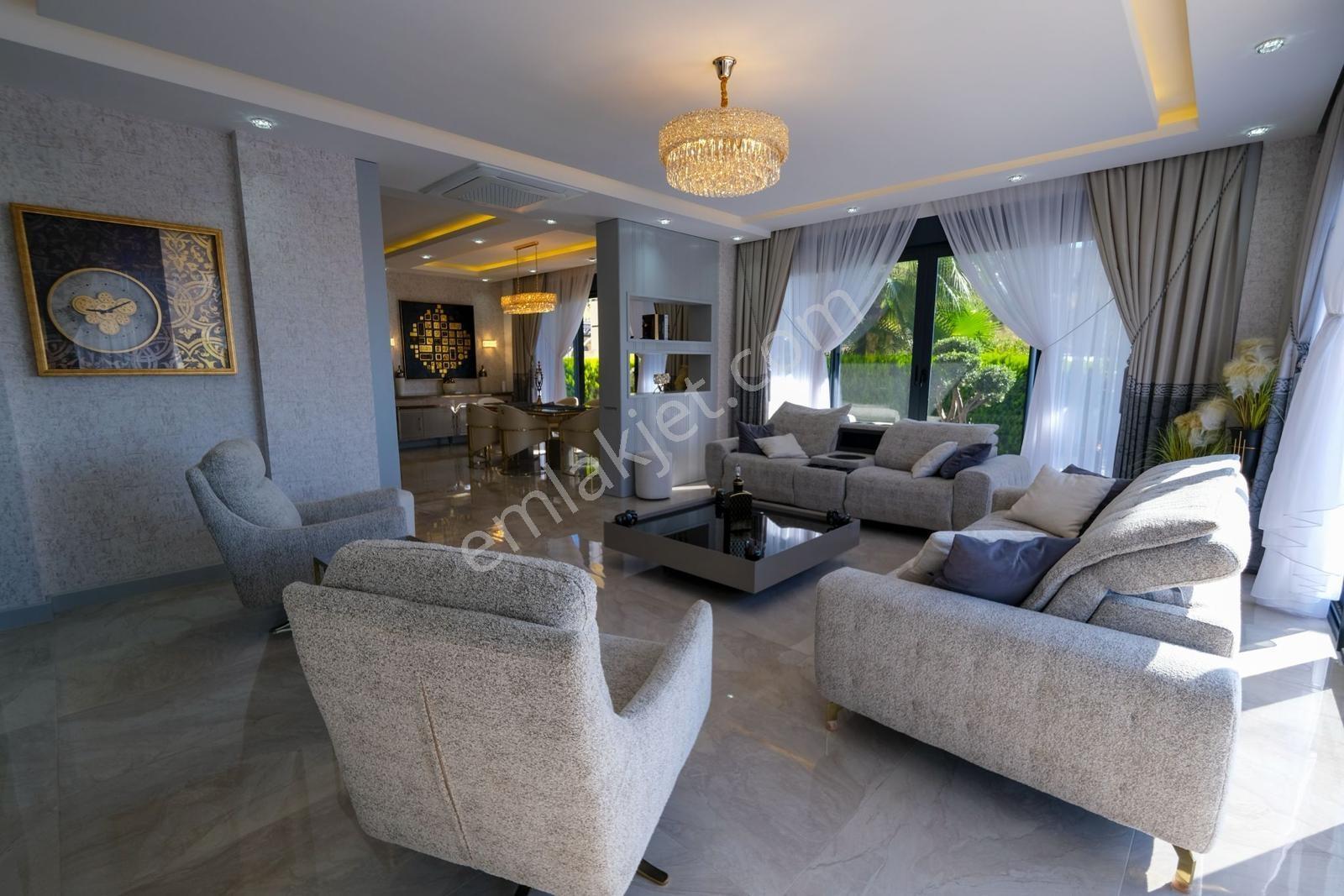Alanya Kargıcak 4+1 550m2 Lüx Tripleks Deniz Manzara Eşsiz Villa - Görsel 4