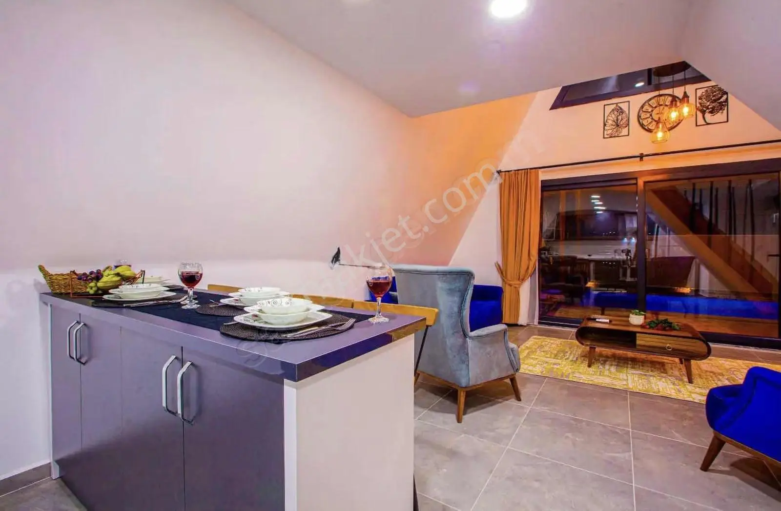 Patarada Korunaklı , Jakuzili , Özel Havuzlu 2+1 Kiralık Villa - Görsel 2