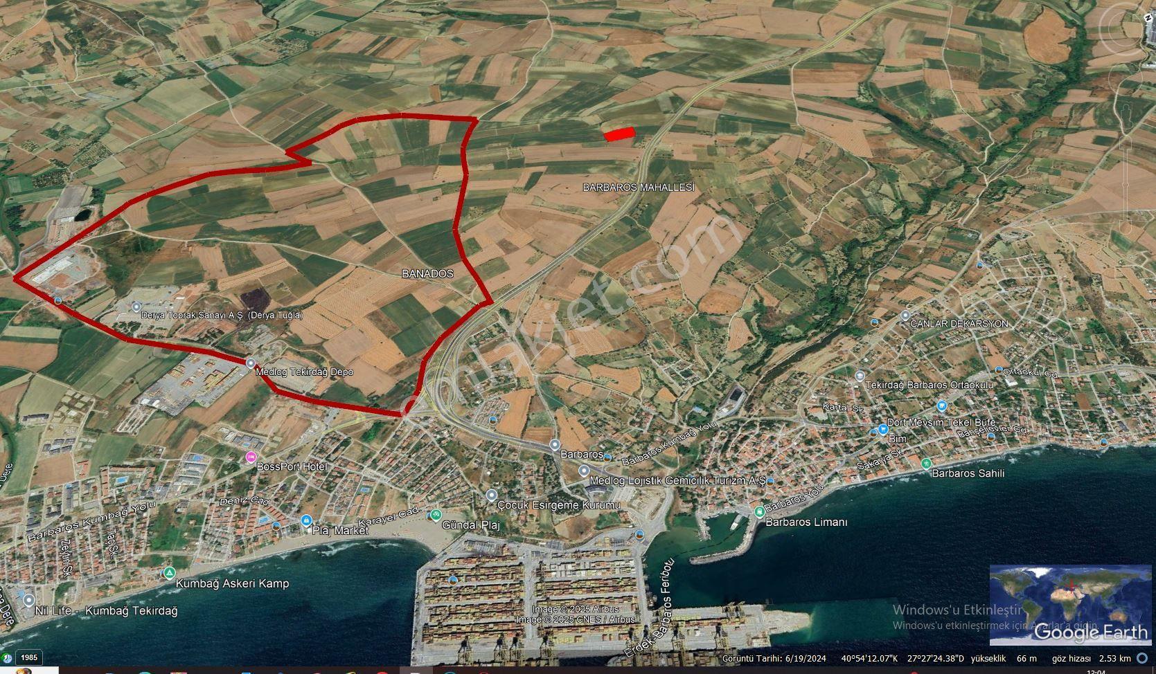 Asyaport Limanı Mevcut İmar Planı İçinde Ticari & İmar Planı İçinde Yatırım Fırsatı - Görsel 22