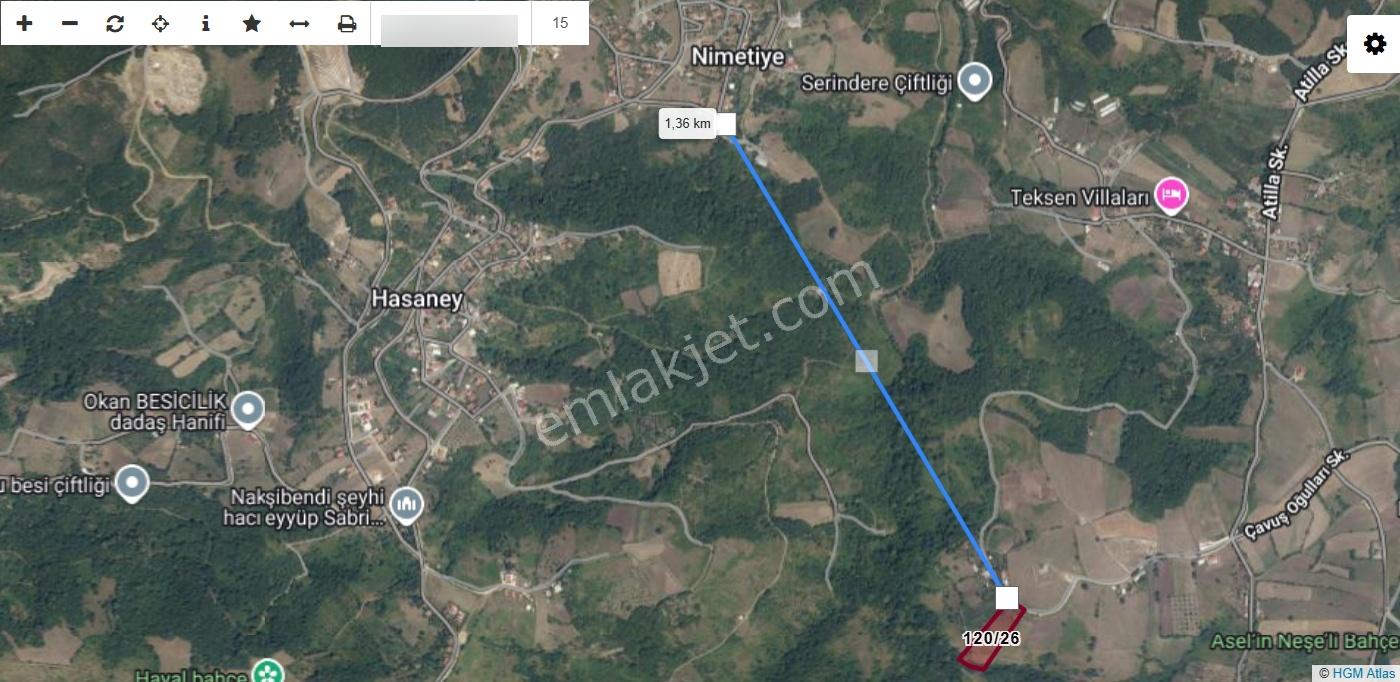 Gölcük Nüzhetıye Mah. 10.500 M2 Satılık Arazi - Görsel 10