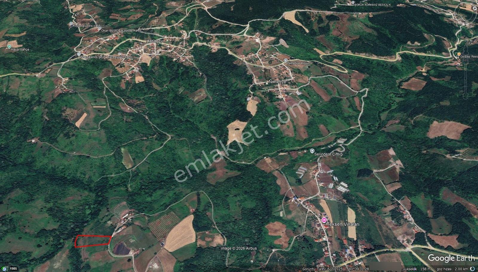 Gölcük Nüzhetıye Mah. 10.500 M2 Satılık Arazi - Görsel 6