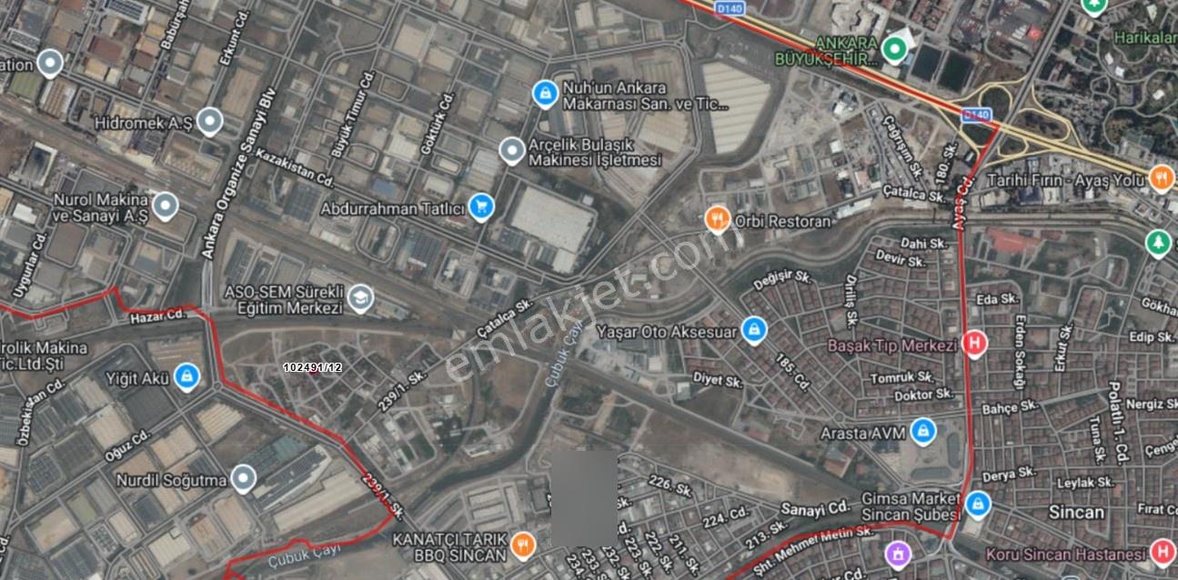 Satılık Arsa Sanayi - 500 M2 Tek Tapu Ticari İmarlı Parsel - Görsel 6