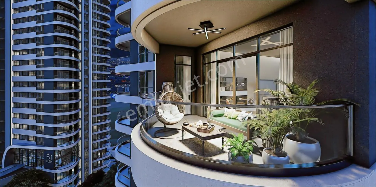 **natura Vadi** A2 Blok Balkon Ve Salon Vadi Ve Peyzaj Manzaralı - Görsel 4