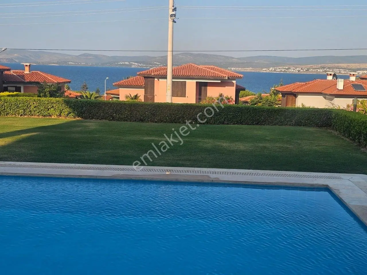 İzmir Çeşme Paşalimanı Full Deniz Manzaralı Müstakil Lüks Villa - Görsel 4