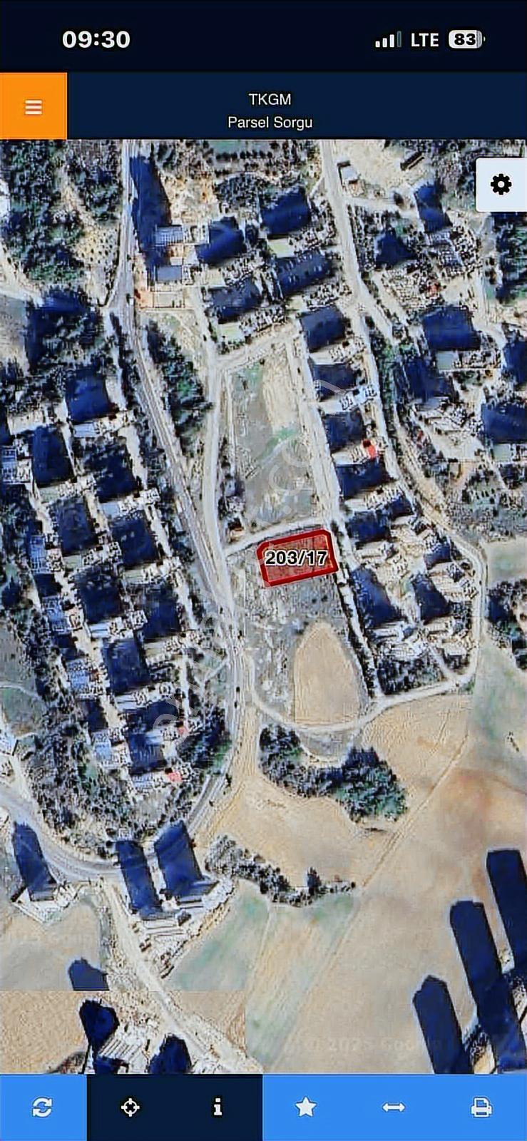 Osmangazide 1.410 M2 Tek Tapu Merkezi Lokas.1.6 Yoğun.satlk Arsa