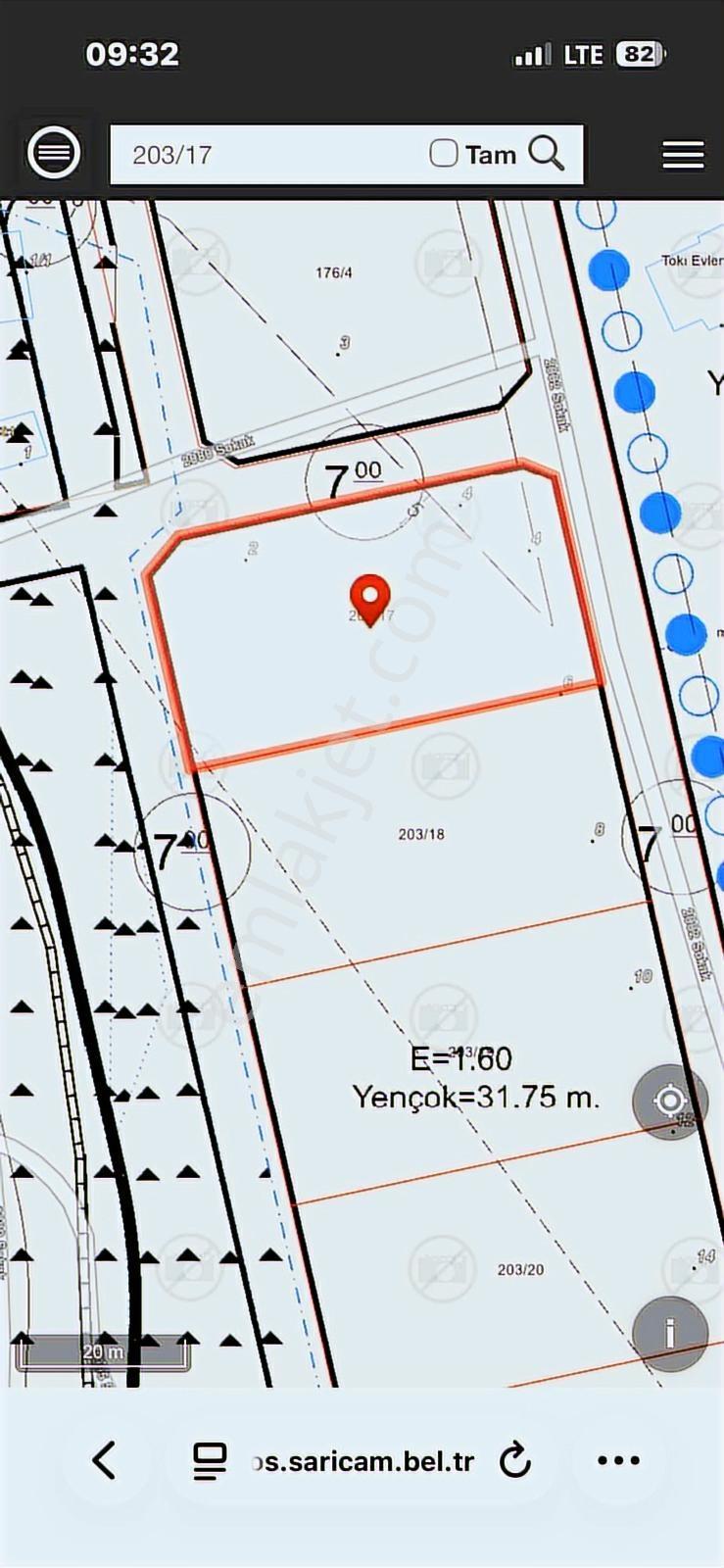 Osmangazide 1.410 M2 Tek Tapu Merkezi Lokas.1.6 Yoğun.satlk Arsa - Görsel 7