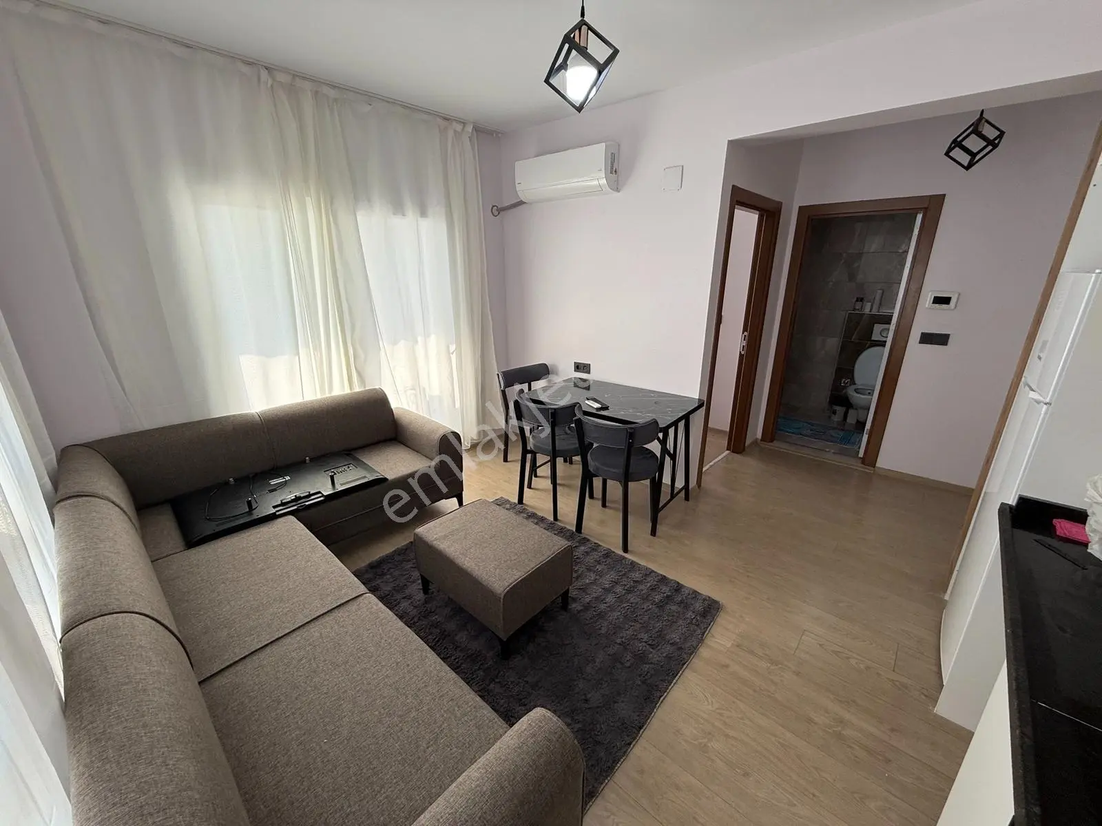 Çınarlı'da 1+1 40 M2 Full Eşyalı Gb Cephe Balkonlu Kiralık Daire - Görsel 11