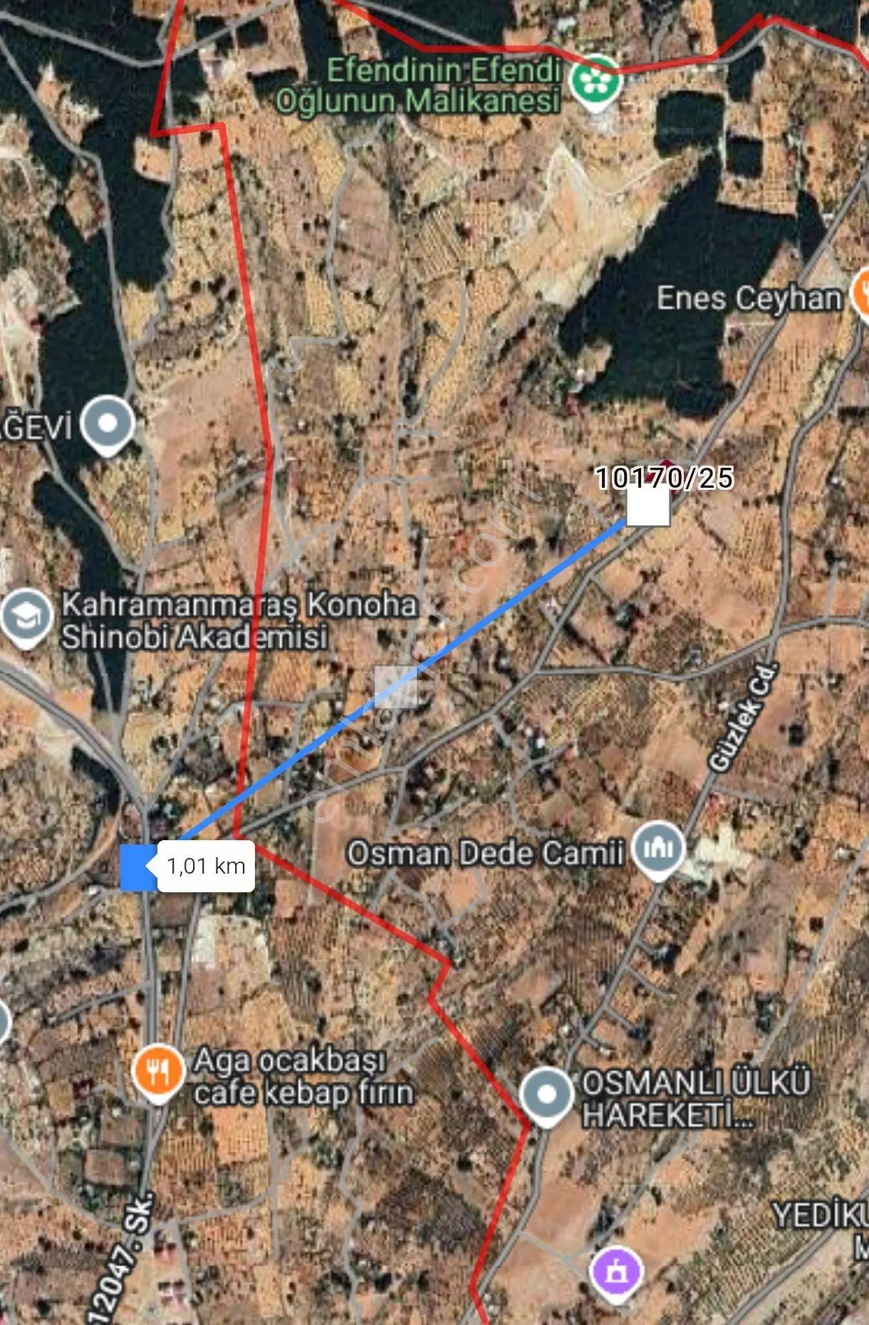 Yıldırım Emlaktan Alıçşekisi'nde Satılık Tek Tapu 1.614 M2 Arsa - Görsel 2