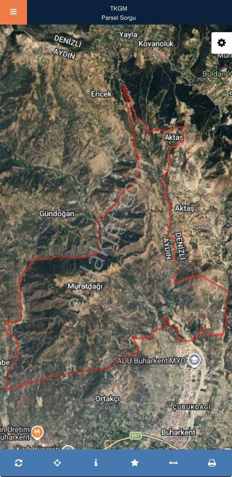 Şehzade'den Buharkent Muratdağı'da 28.969 M2 Satılık Tarla