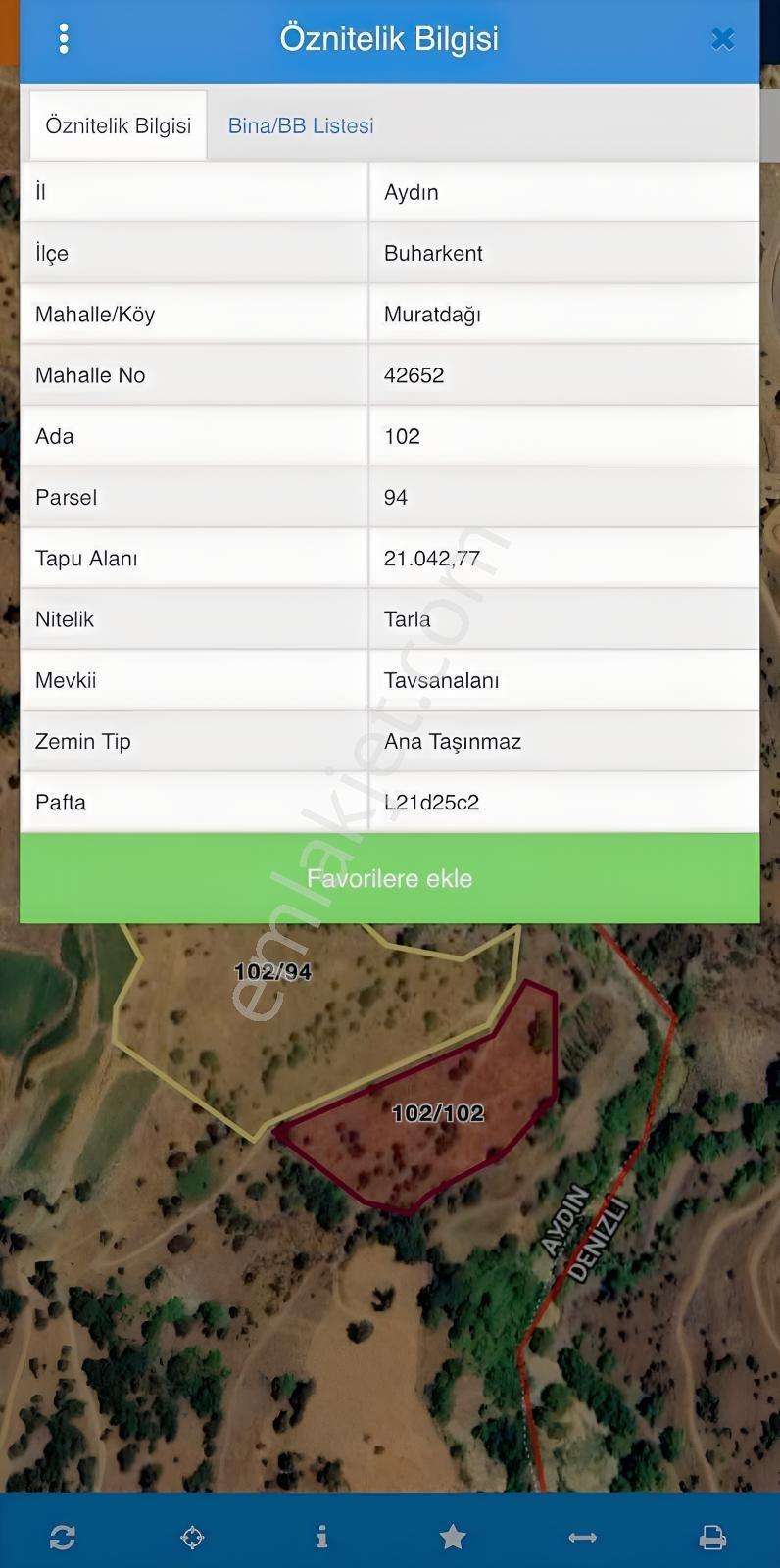 Şehzade'den Buharkent Muratdağı'da 28.969 M2 Satılık Tarla - Görsel 4