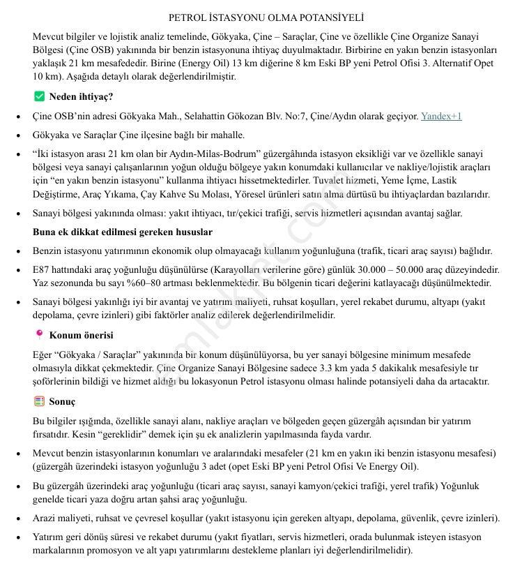 Aydın Çine Saraçlar'da Arsa, Ev, Ticari, Çiftlik Kurulu Sistem - Görsel 14