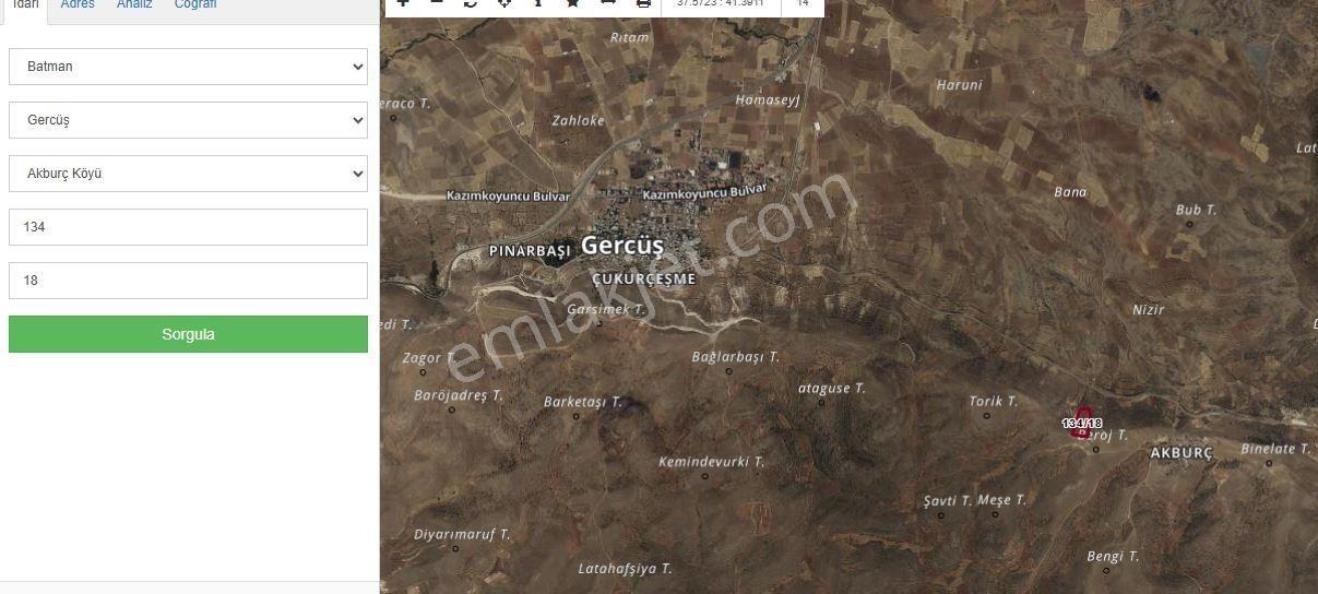 Satılık Batman Gerçüşte Akburç Ta 17221metrekare - Görsel 23