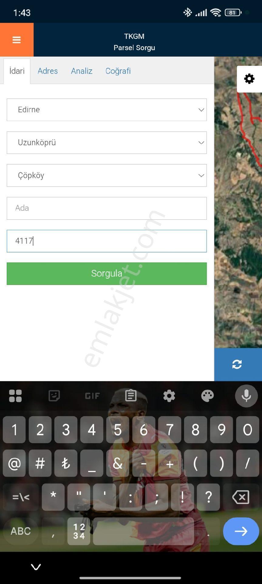 Edirne Uzunköprü Çöp Köyde 474 M2 Tarla - Görsel 3