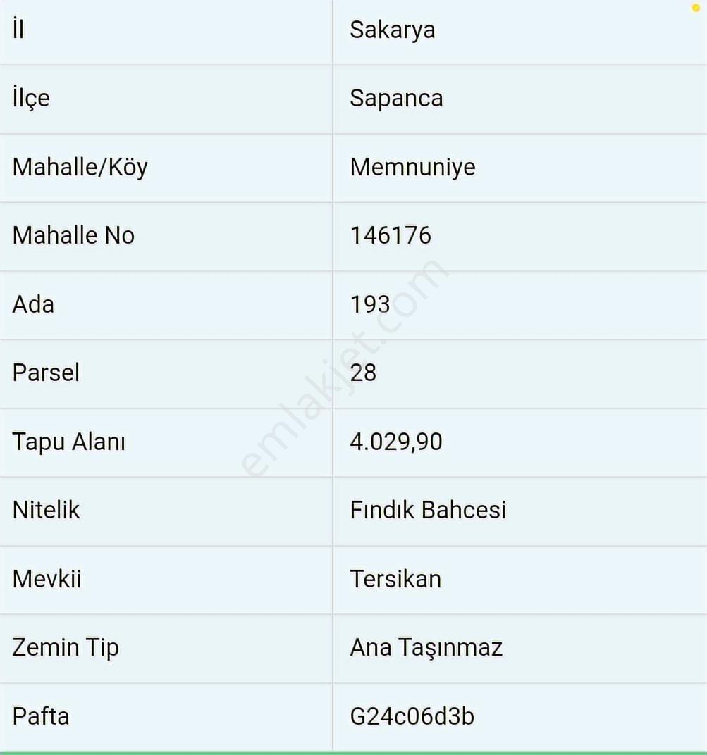 Sapanca Memnuniye'de 4030 Metrekare Yola Cephe Fırsat Tarla - Görsel 10