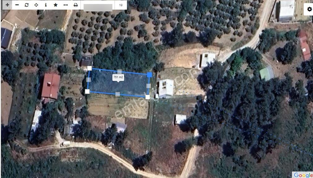 Tahtalıda Manzaraya Hakim Kadastro Yoluna Cepheli 745 M2 Arazi - Görsel 26