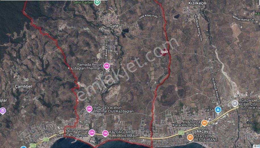Edremit Güre'de Satılık Verimli 19964 M2 Zeytinlik - Görsel 5