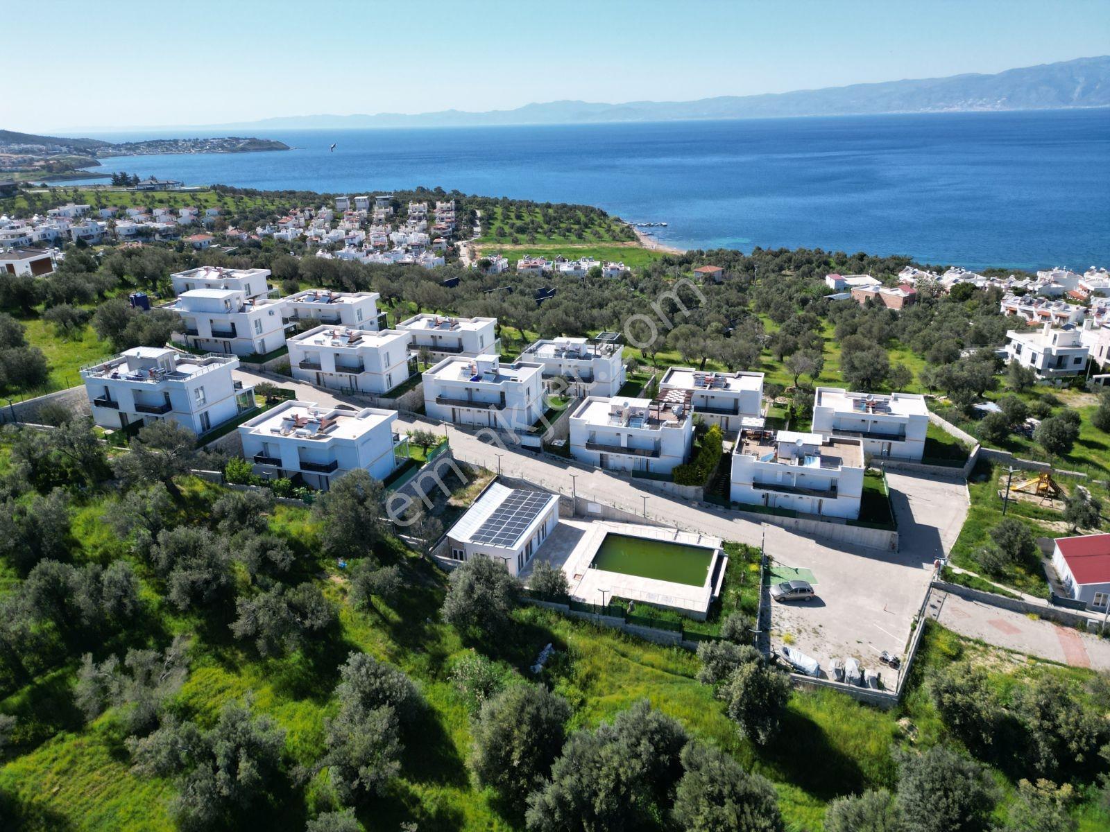 Gömeç Karaağaç'ta Havuzlu, Deniz Manzaralı 4+1 Satılık Villa - Görsel 33