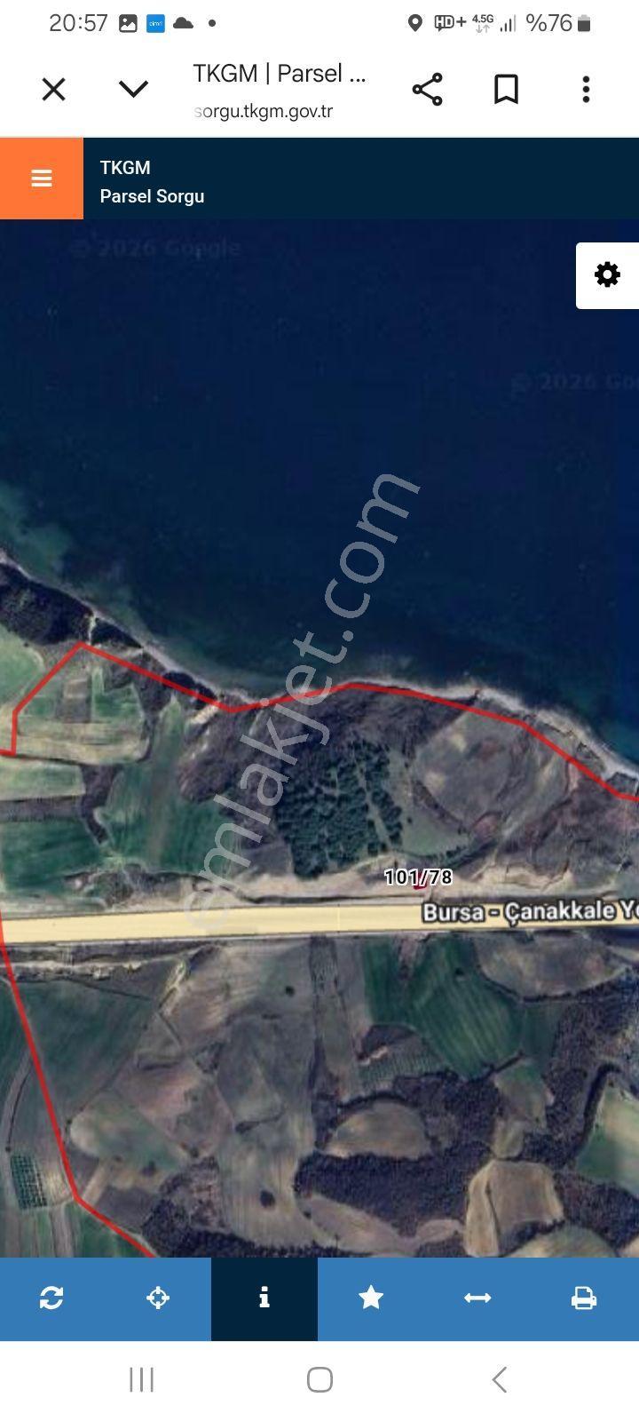 Lapseki Alpağut Yol Kenari Denize 200 Metre - Görsel 11
