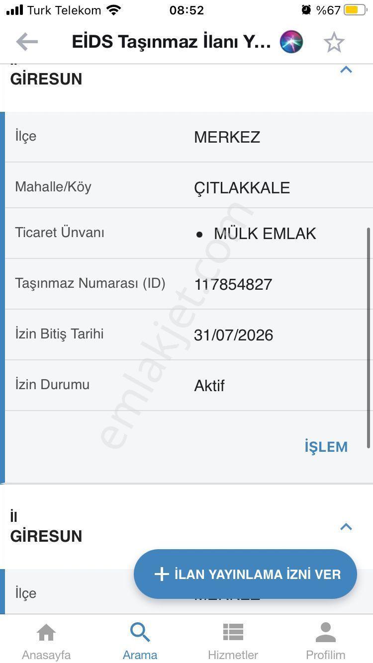 7+1 Satılık Dubleks Giresun Çıtlakkale'de - Görsel 11