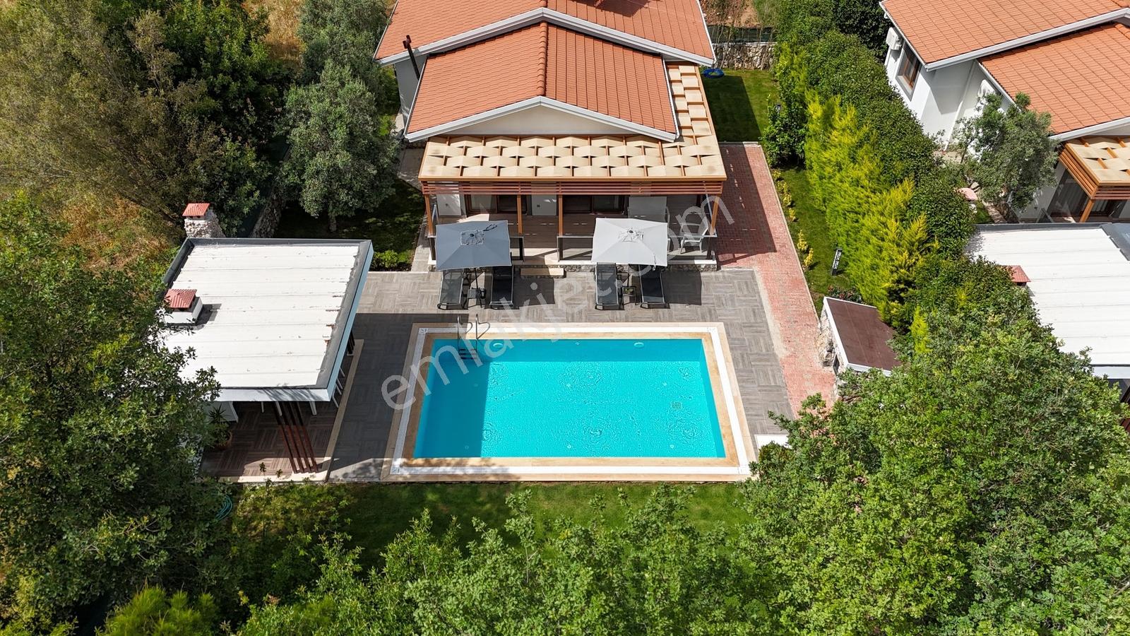 Kayaköy'de Uzun Dönem Kiralık Villa (ısıtmalı Havuz) - Görsel 22