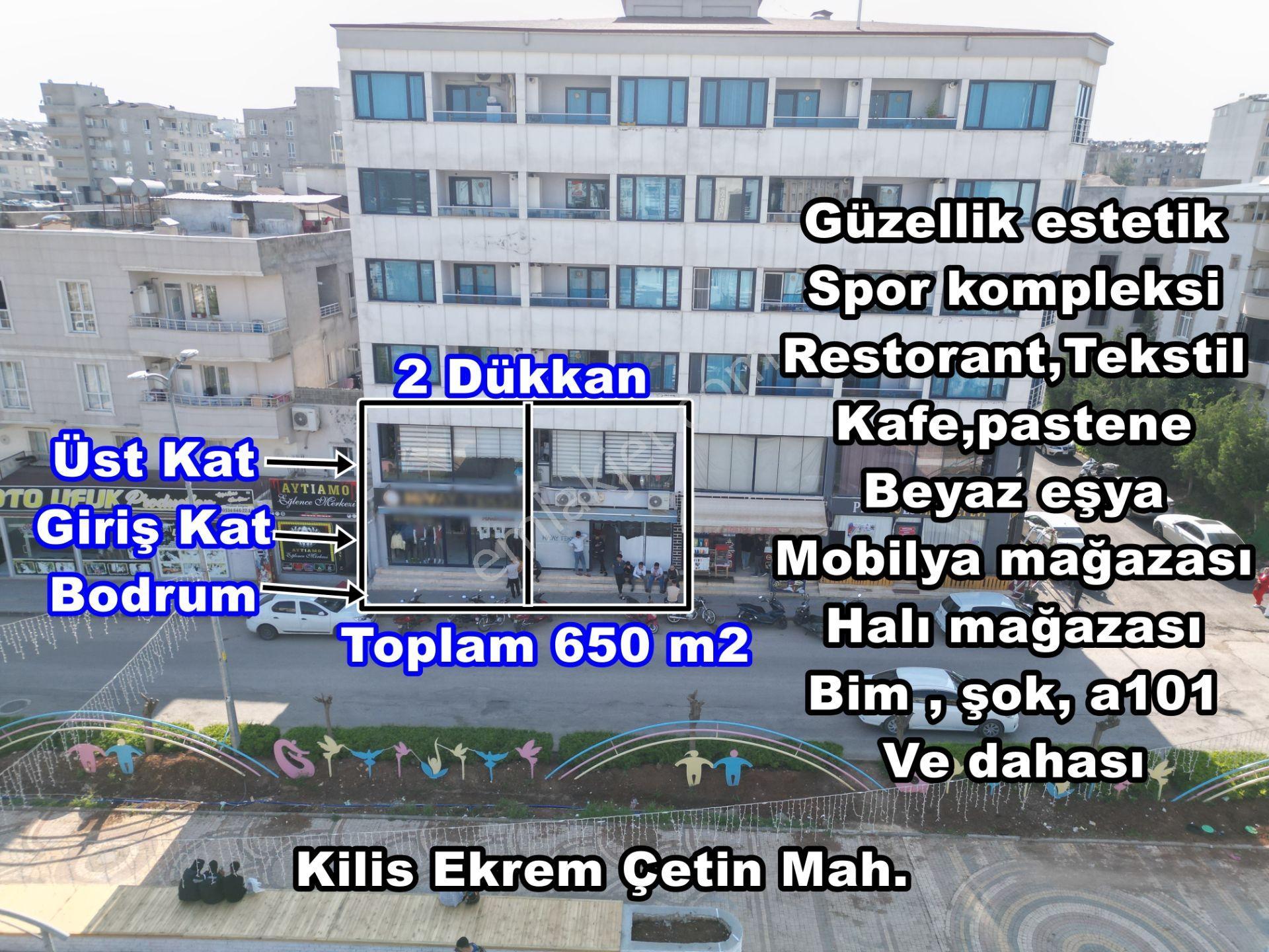 Ekremçetin Mah. Aşıklar Parkı Yanı 3 Katlı 2 Adet Dükkan-okuyun