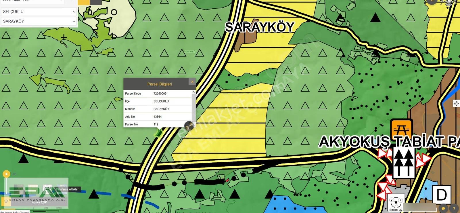 Sarayköy 5135m² Arsa-yeni İmar Alanı Yakını Hisseli(kısa Süreli)