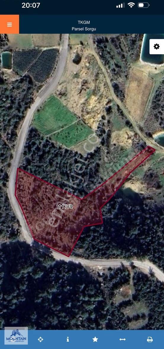 Batı Sandal'da Deniz Manzaralı 7.909 M² Satılık Tarla