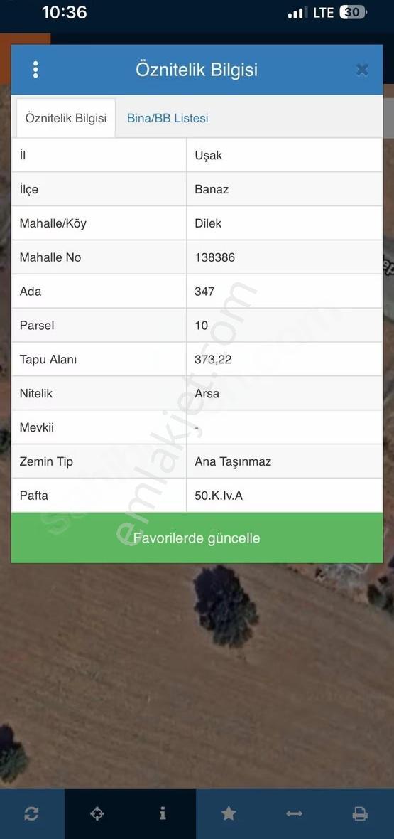 Banaz Devlet Hastane Üzeri 373m2 Villalık Arsa - Görsel 4