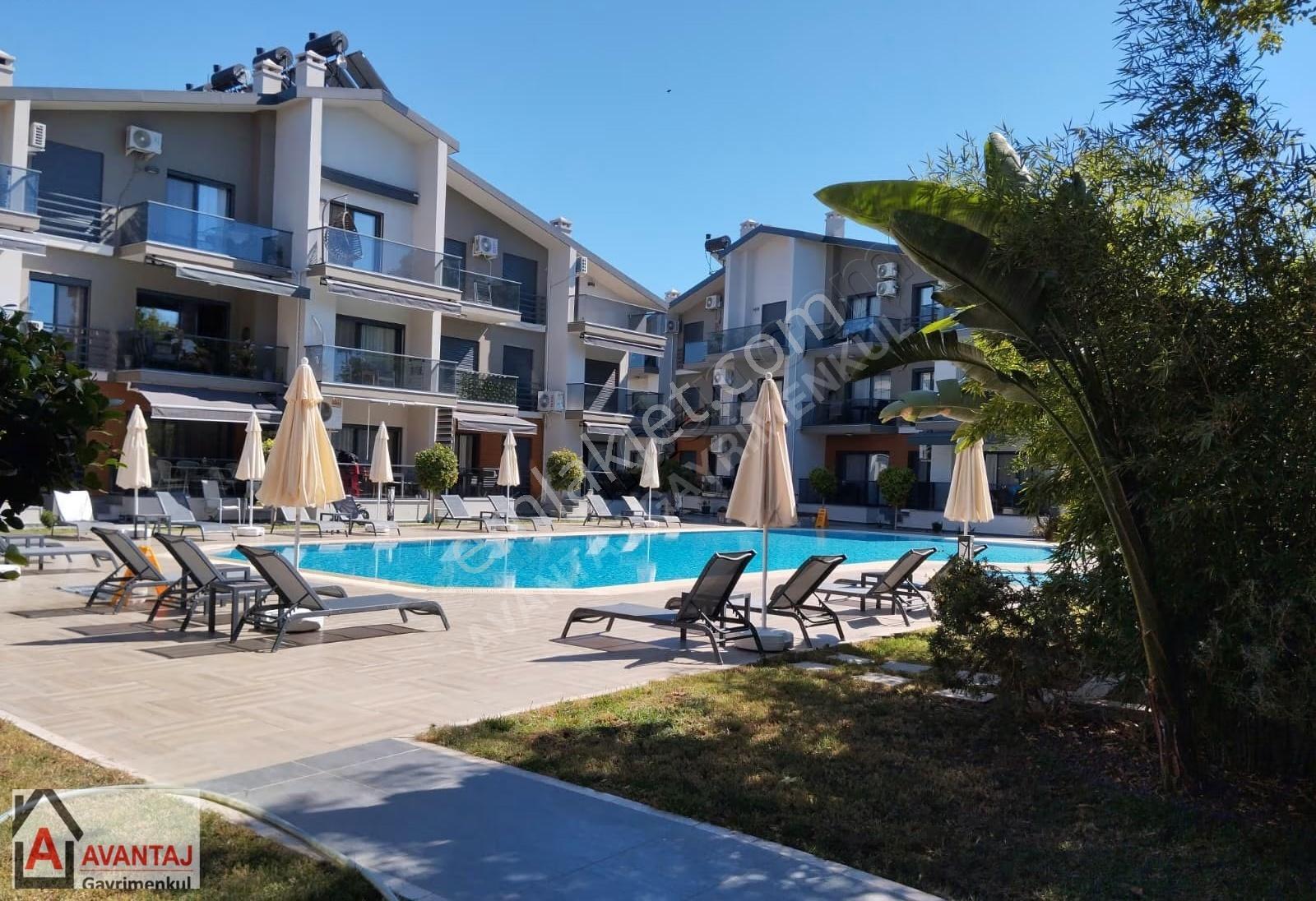 Fethiye Çalış Plajı Yakını Eşyalı 2+1 Bahçe Katı Daire