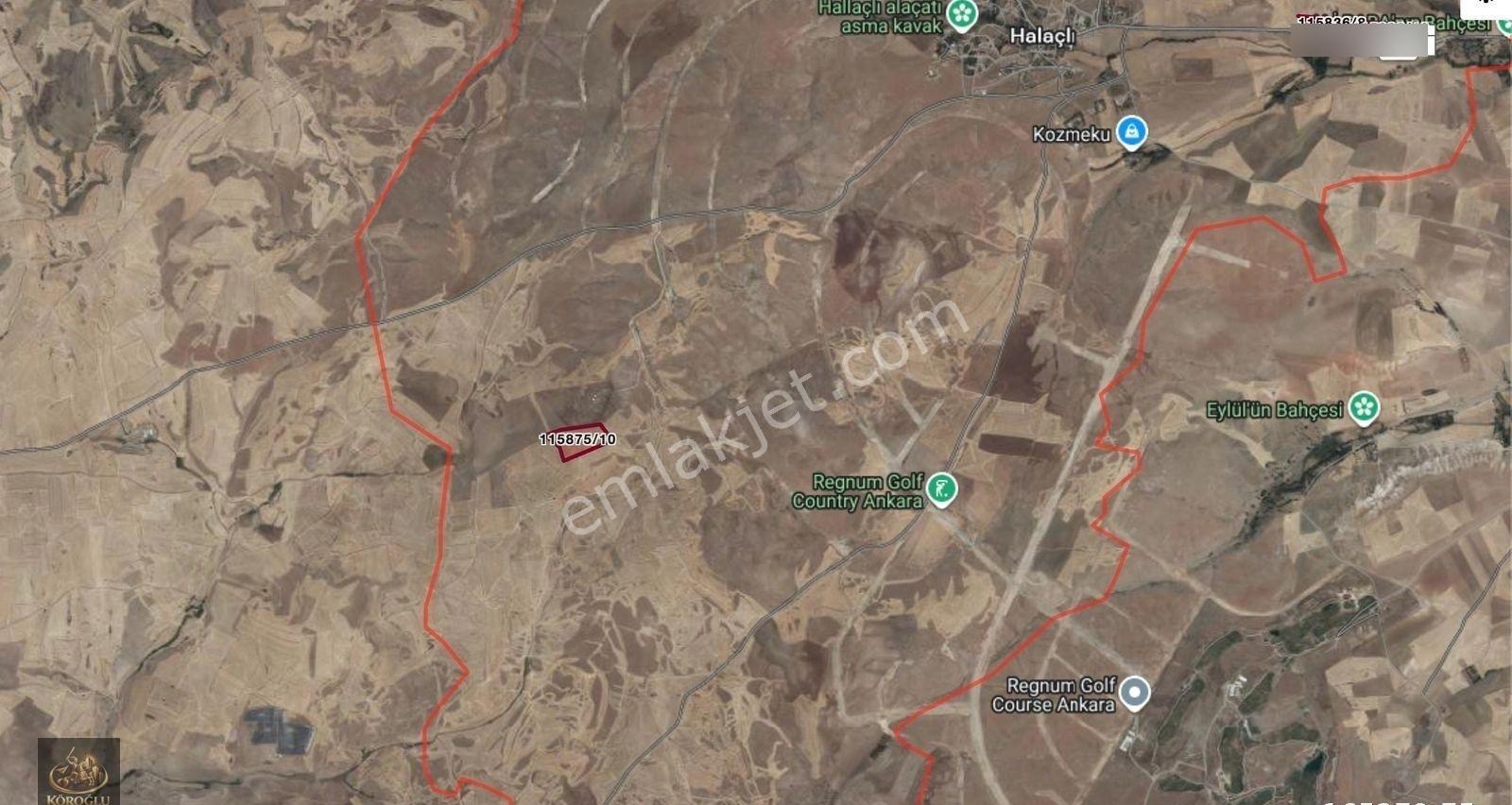 Gölbaşı Halaçlı'da Köye Ortalama 2.5 Km Uzaklıkta Satılık Tarla - Görsel 3