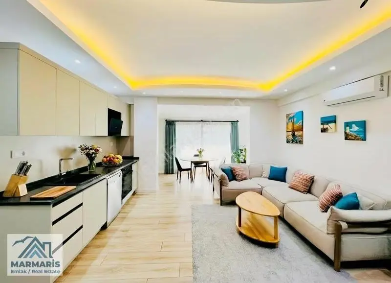 Plaja 340 M, Yeni Tadilatlı Bahçeli Lüks Daire | 2+1, 95 M² - Görsel 2