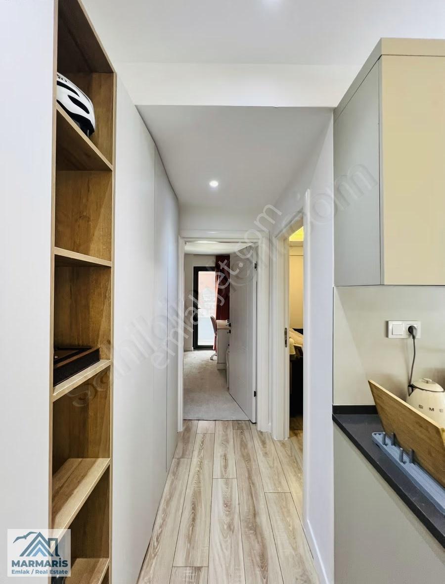 Marmaris Kiralık Çıldır'da Plaja 340m Eşyalı Bahçeli Daire 2+1 - Görsel 8