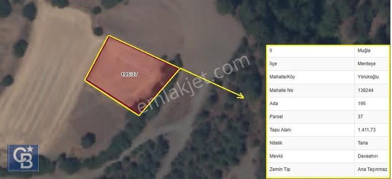 Muğla Menteşe Yörükoğlu'nda 1411 M2 Satılık Tarla - Görsel 2