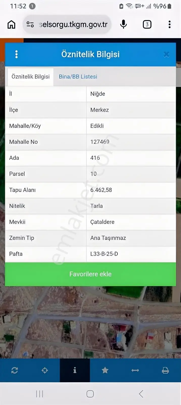 New Form'dan Niğde Merkez Edikli'de Satılık İmara Sınır Tarla - Görsel 2