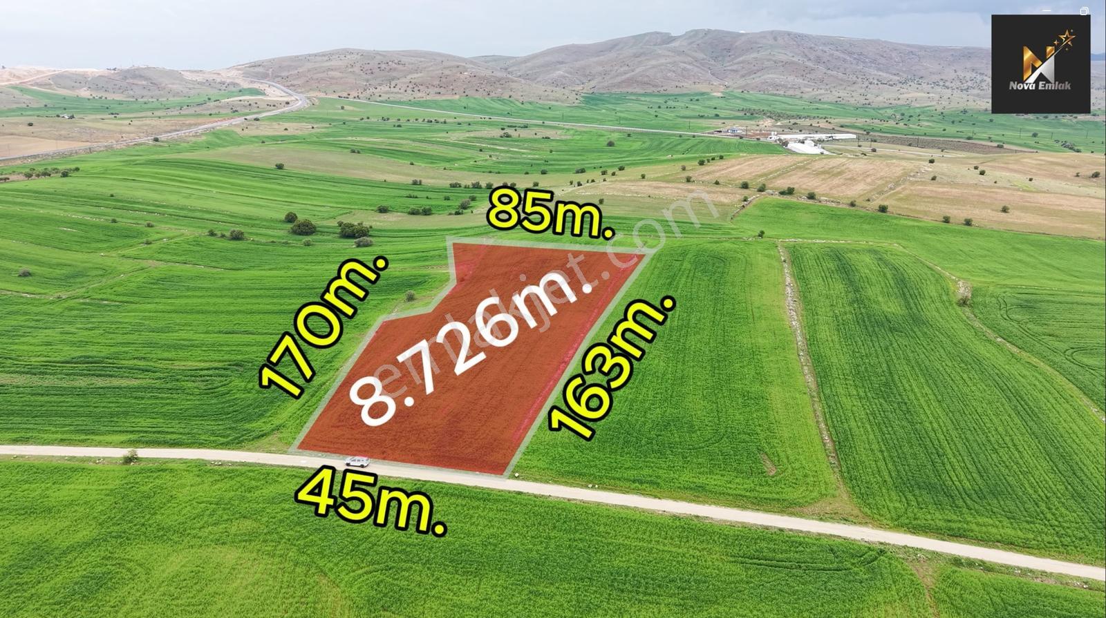 *nova* Dişidi'de 8.726m2 Yola Sıfır Fırsat Tarla - Görsel 12