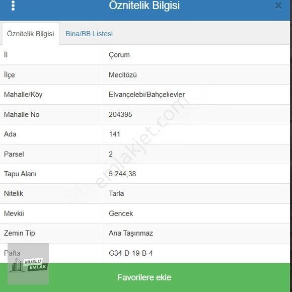 Mecitözü Elvançelebi - Bahçelievlerde Satılık Tarla - Görsel 4