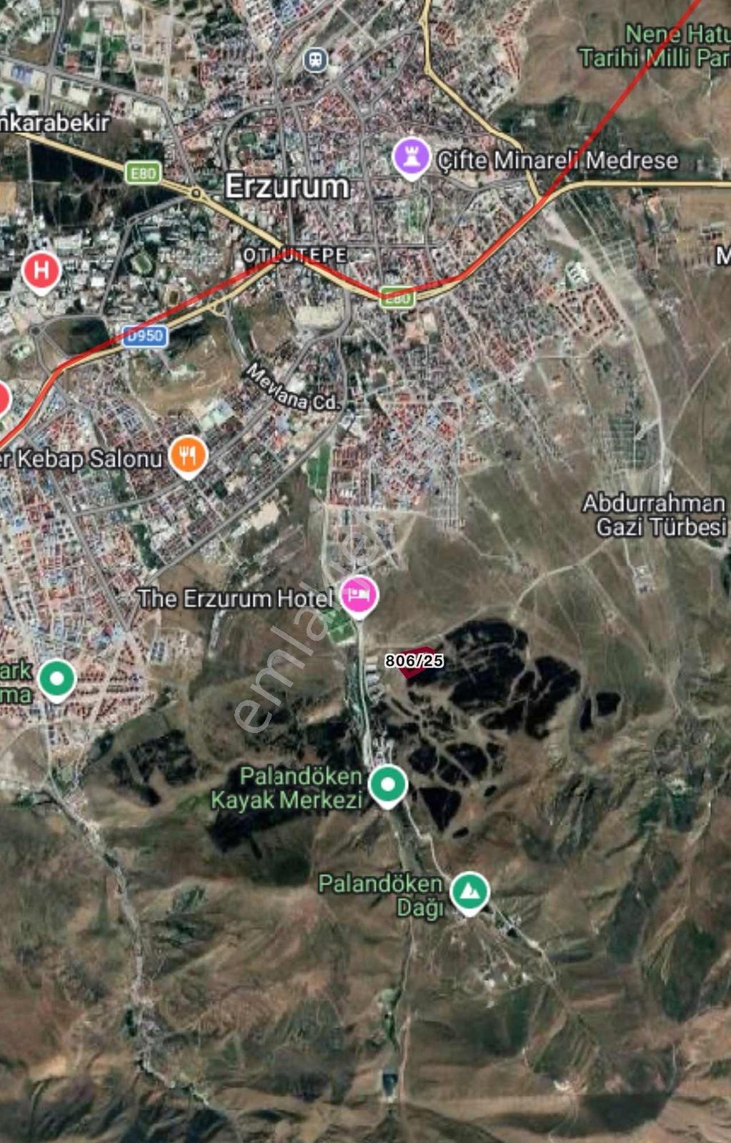 Palandöken'de Otellerin Yanında 47.366 M2 Turizm Planı İçinde - Görsel 3