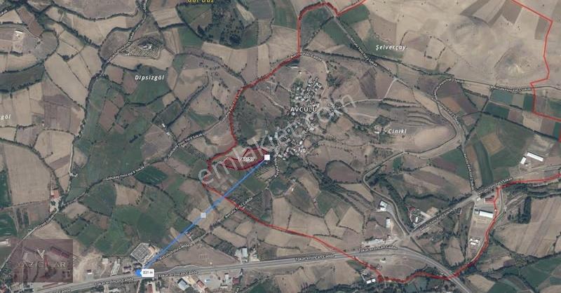 Suşehri Avculuda Ana Yola Yakın Geniş Tarla 11.705 M² Tek Tapu - Görsel 4