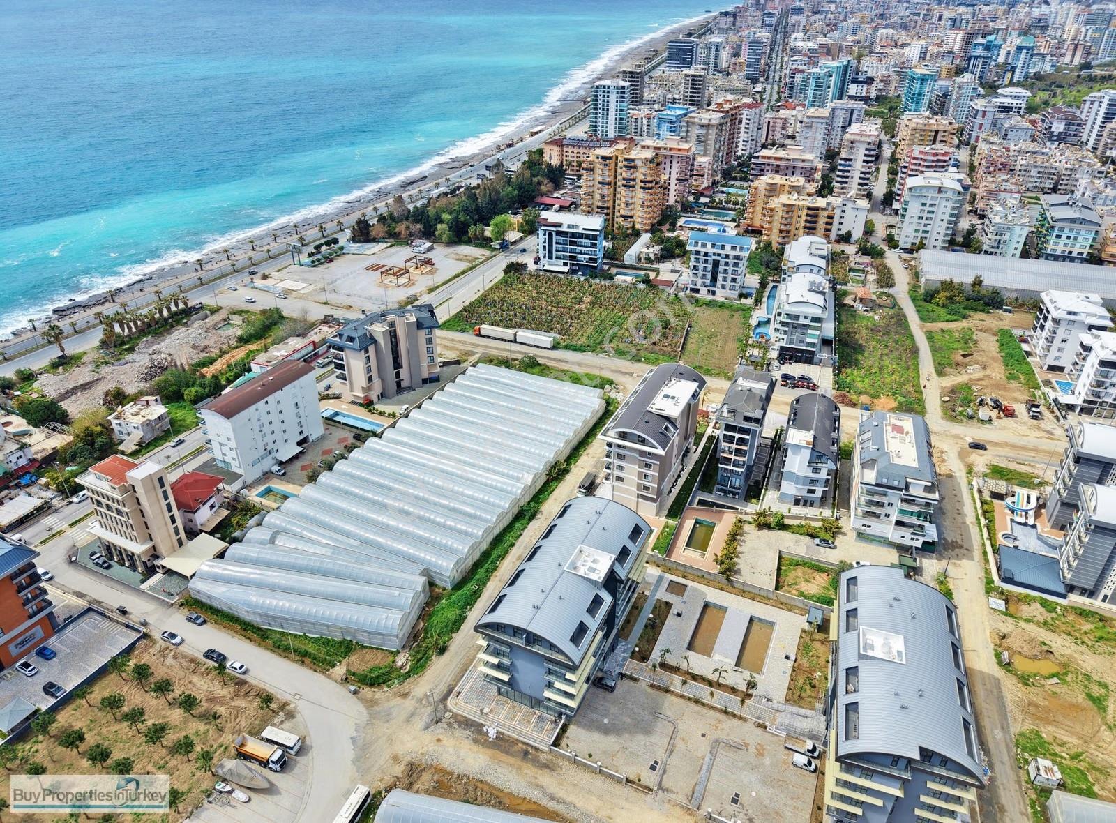 Alanya Kargıcak'da Havuz Manzaralı, Denize Yakın 1+1 Daireler - Görsel 3
