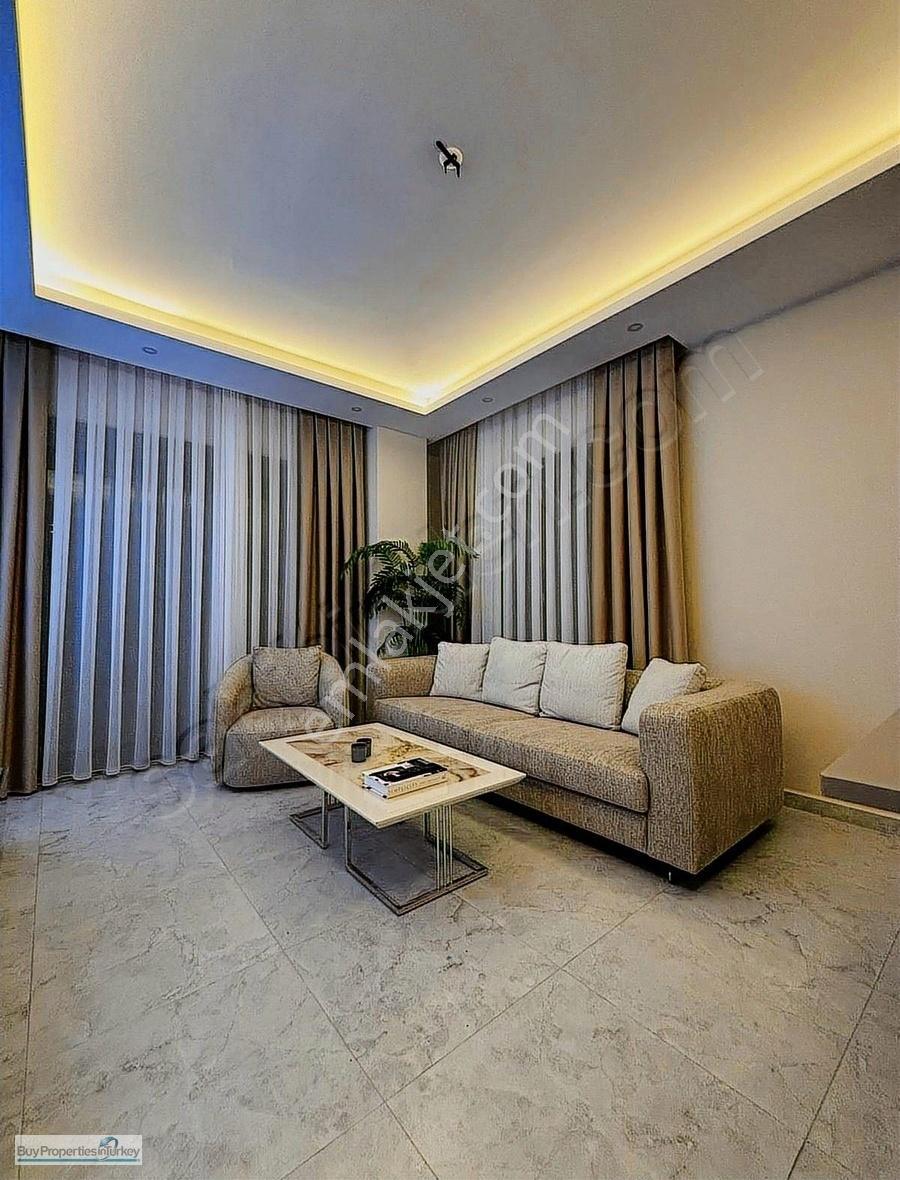 Alanya Avsallar'da Deniz Manzaralı 2+1 Dubleks Daire Full Eşyalı - Görsel 12