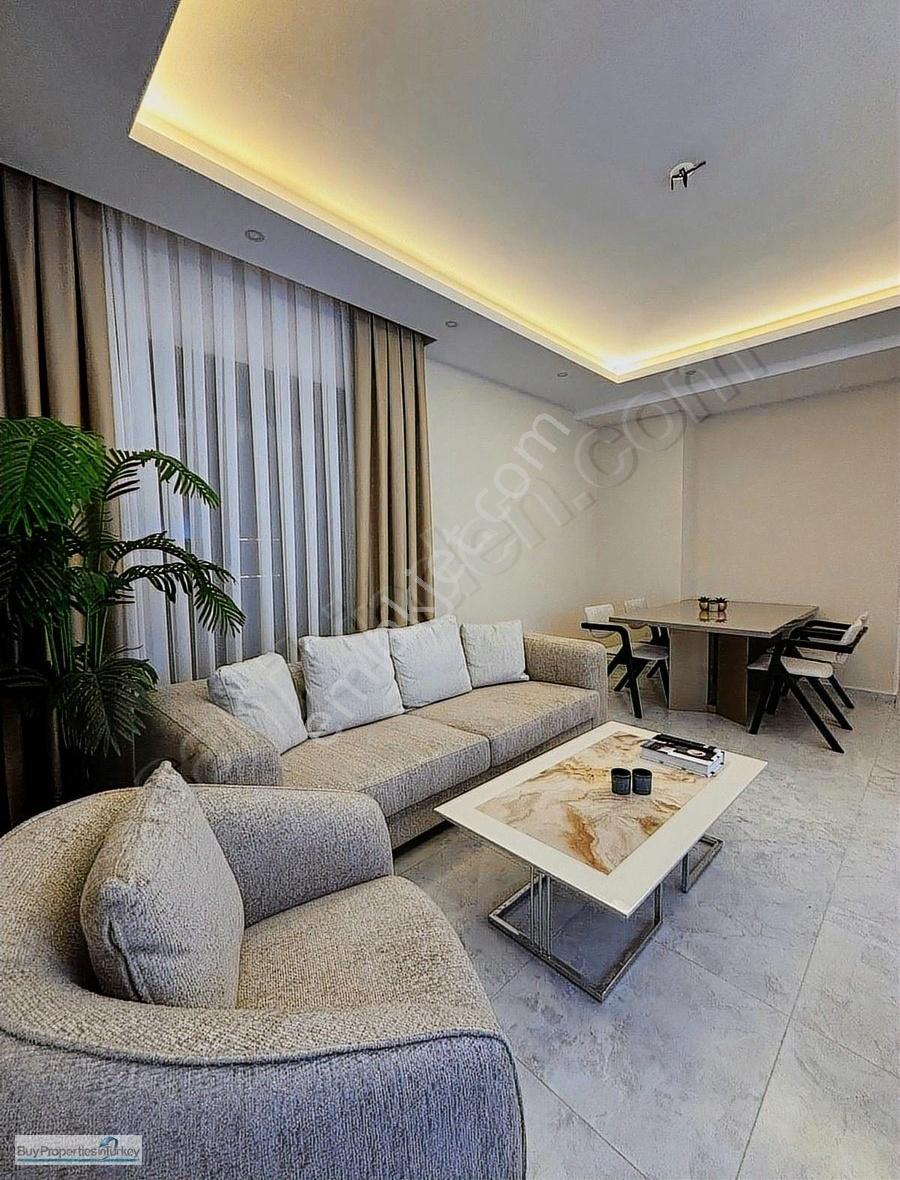 Alanya Avsallar'da Deniz Manzaralı 2+1 Dubleks Daire Full Eşyalı - Görsel 19