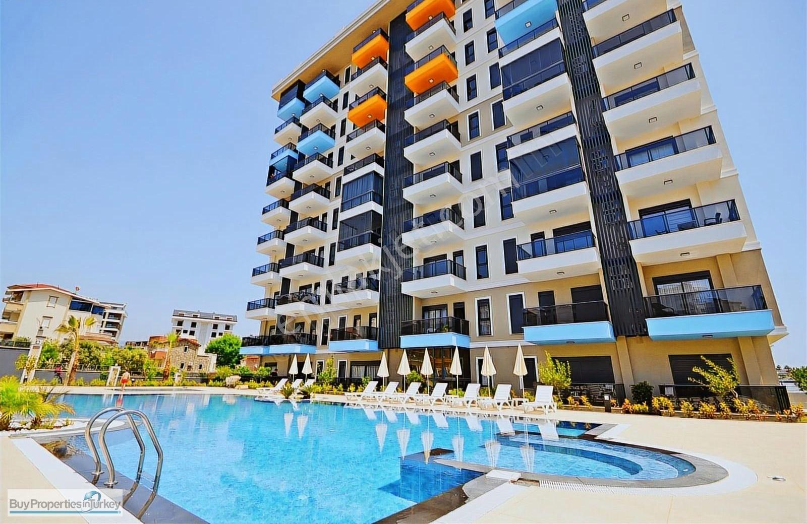 Alanya Avsallar'da Deniz Manzaralı 2+1 Dubleks Daire Full Eşyalı - Görsel 18