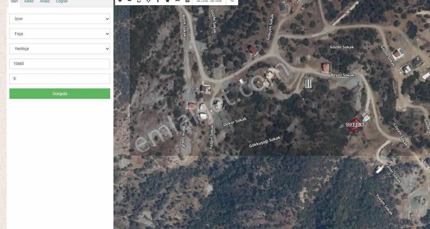 Yeni Foça Sazlıca'da Deniz Manzaralı Satılık Villa Arsası - Görsel 5