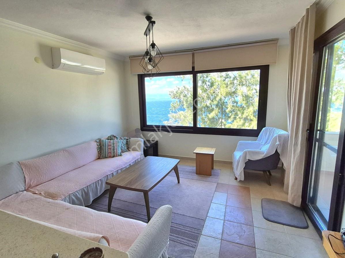 Gümüşlük'te Havuzlu Sitede Ağustos Kiralık Deniz Manzaralı Daire - Görsel 4