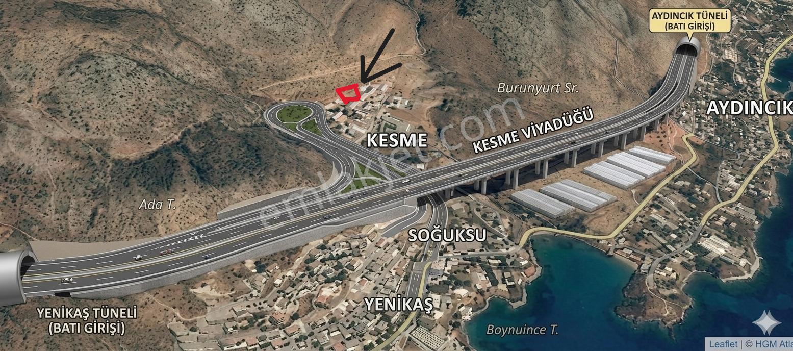 Mersin Aydıncık Soğuksu'da Mükemmel Konumda Yatırımlık Arazi