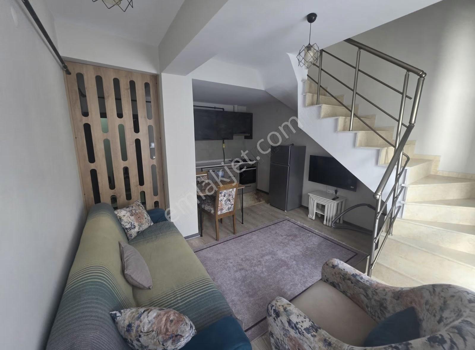 Şehir Hastanesi Karşısında Dublex 1+1 Eşyalı Kiralık - Görsel 24