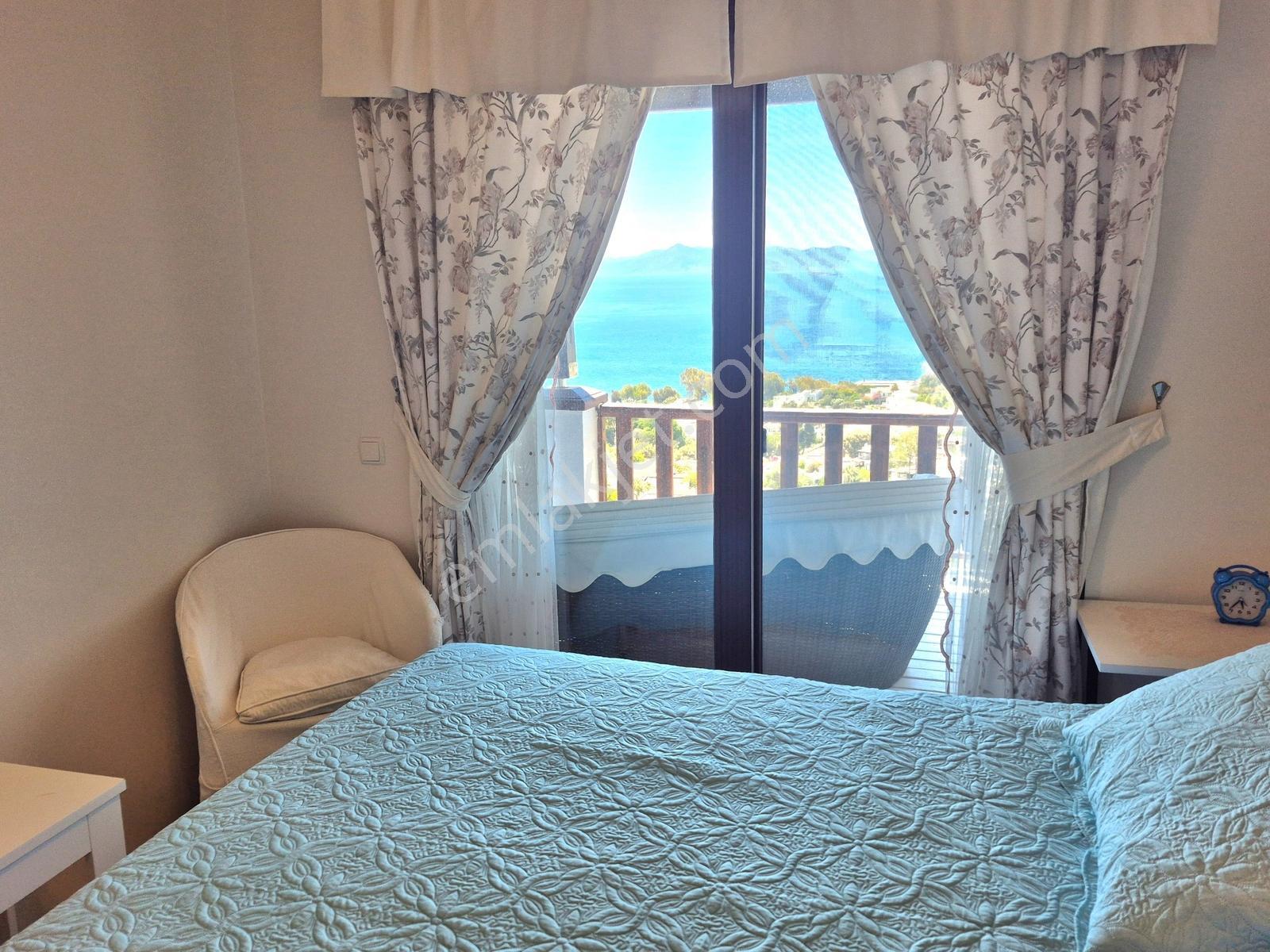 Bodrum Gümüşlük'te Haziran'da Kiralık Deniz Manzaralı Daire - Görsel 11
