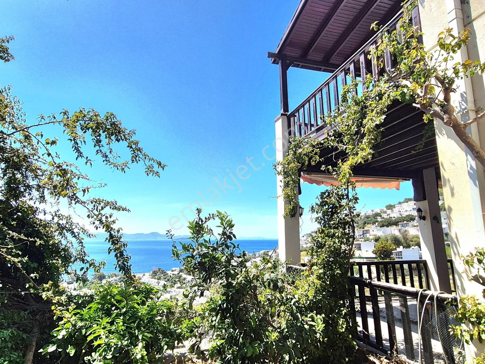 Bodrum Gümüşlük'te Haziran'da Kiralık Deniz Manzaralı Daire - Görsel 9