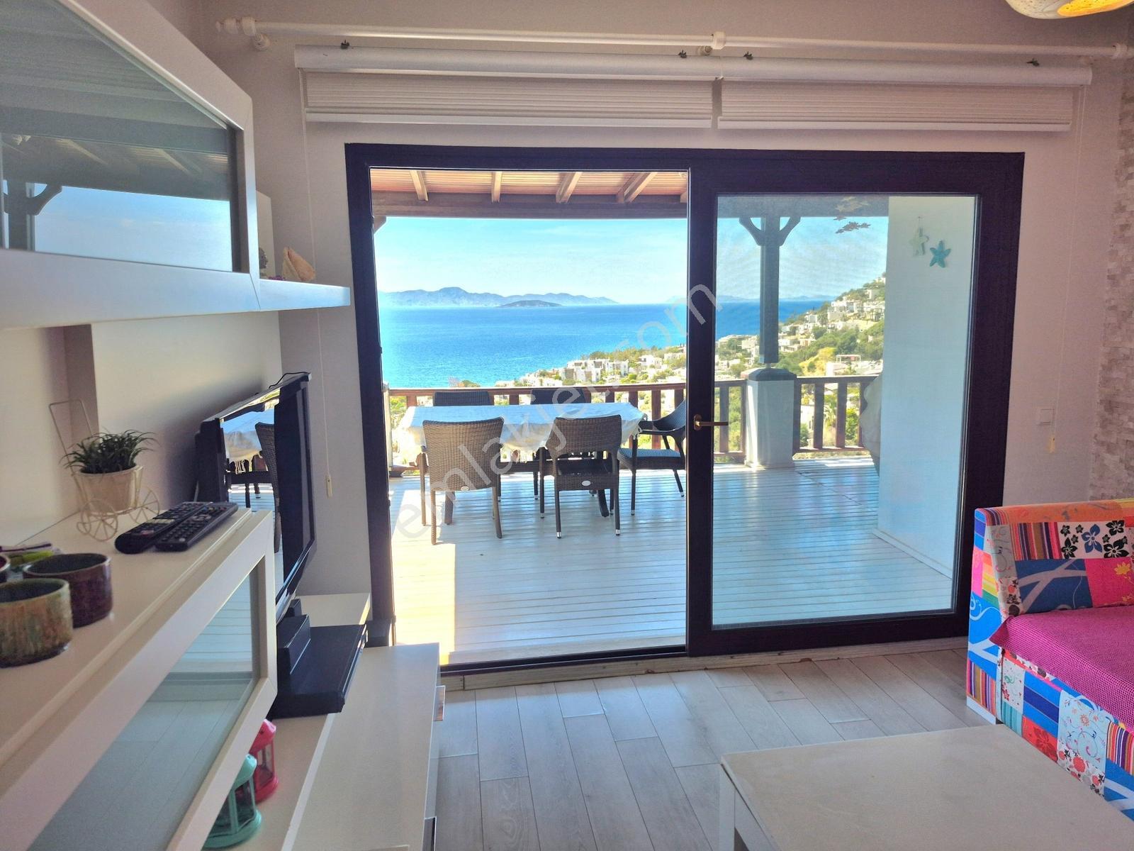Bodrum Gümüşlük'te Haziran'da Kiralık Deniz Manzaralı Daire - Görsel 8